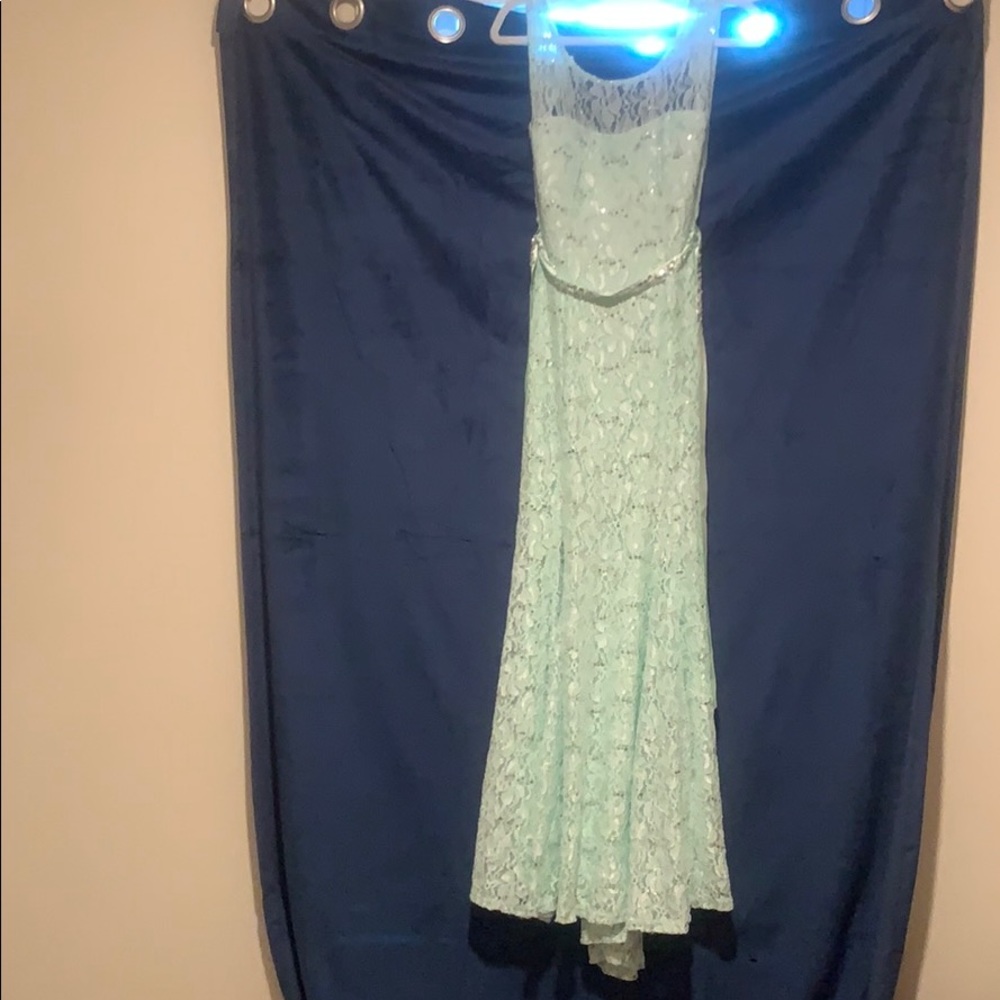 Formal dress with train